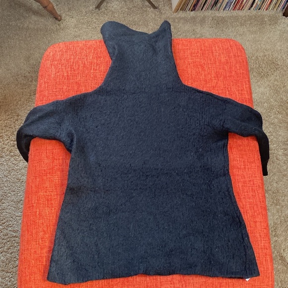 Reformation Black Alpaca Turtleneck Sweater Knit - Picture 10 of 14